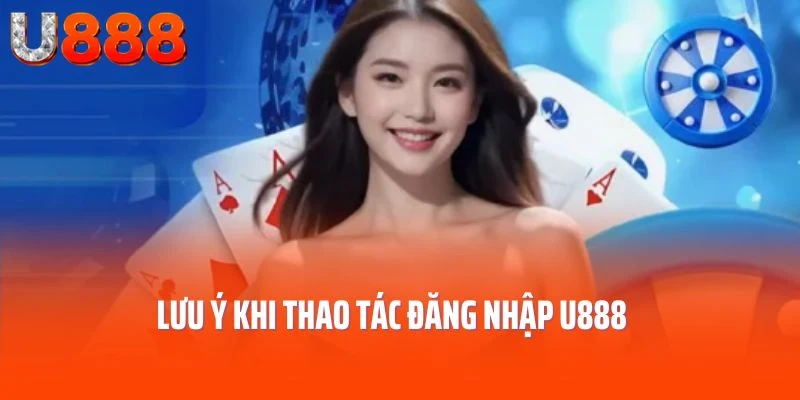 Những lưu ý khi đăng nhập U888