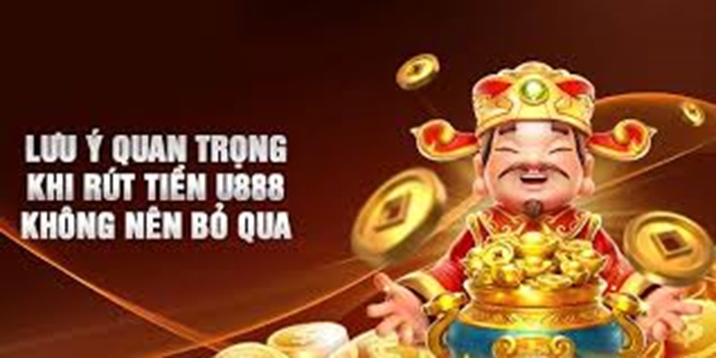 Lưu ý khi rút tiền U888