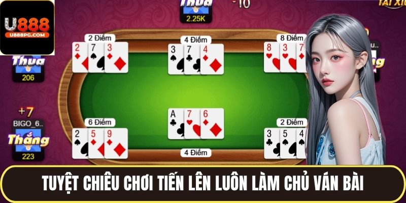 Hướng dẫn cách chơi Tiến lên U888