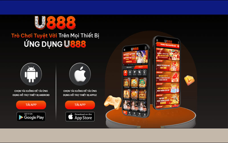 Tải app U888 trên thiết bị di động